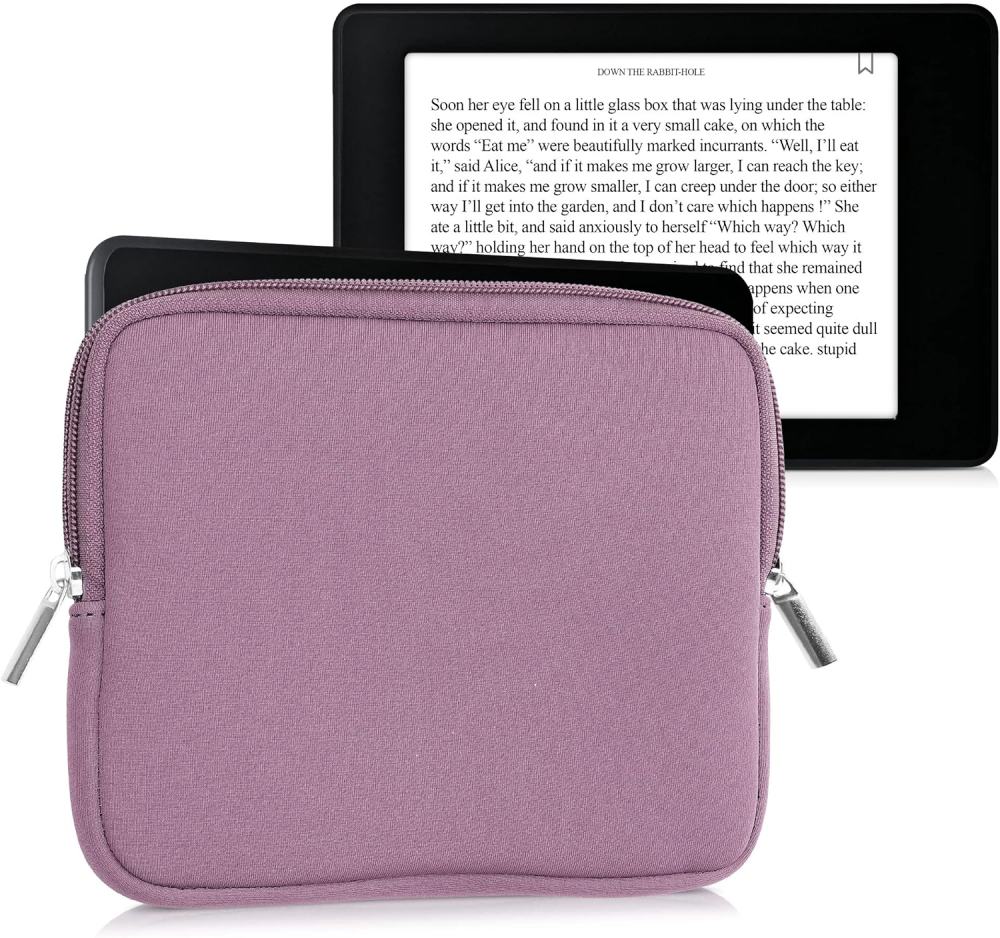 Pouzdro KW Mobile Neoprene Zipper - KW57397108 - Univerzální pouzdro pro čtečky 6-7" - fialové