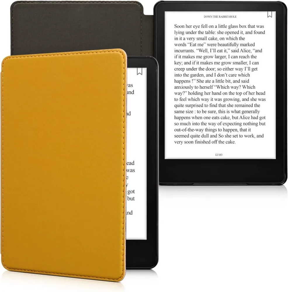 Pouzdro KW Mobile - Flip Yellow -  KW5715906 - pro Amazon Kindle Paperwhite 5 (2021) - žluté