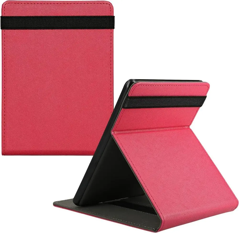 Pouzdro KW Mobile - Case with Strap Stand -  KW5626377 - pro Amazon Kindle Paperwhite 5 (2021) - tmavě růžové