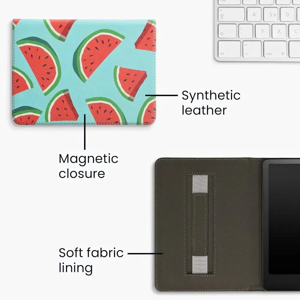 Pouzdro KW Mobile - Watermelon - KW5781028 - pro Amazon Kindle Paperwhite 5 (2021) - vícebarevné, kapsa na ruku