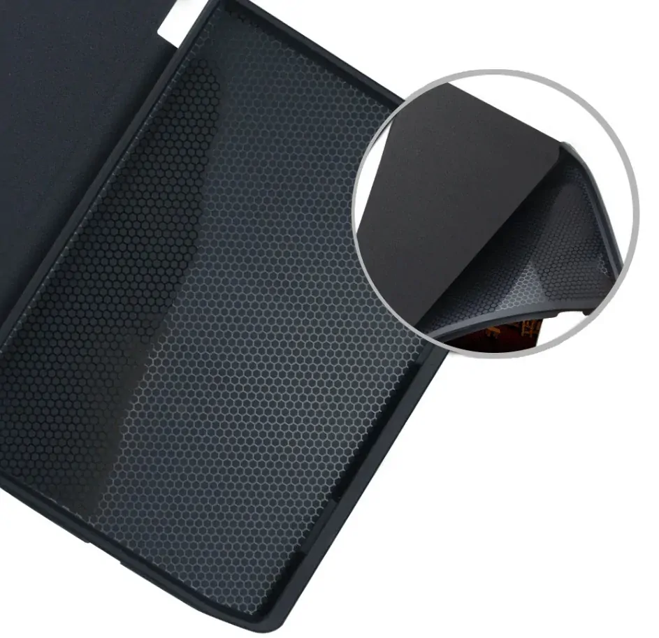 Pouzdro Durable Lock DL4050, obal na Pocketbook 743G InkPad 4 a Pocketbook 743C InkPad Color (2/3) - motiv Bookcase, magnetické zavírání, AutoSleep