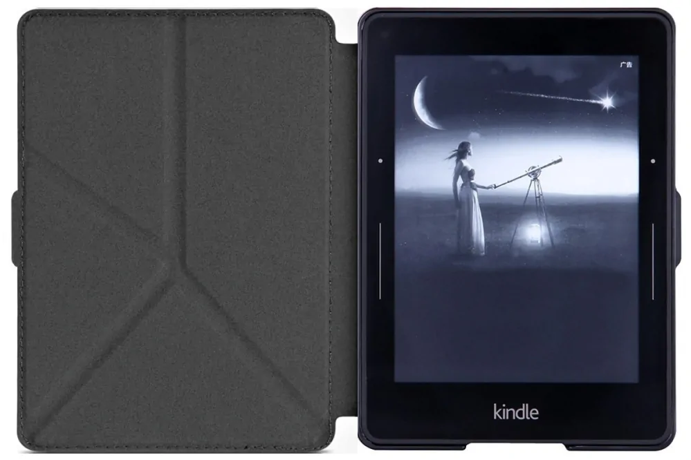 ARMORI STANDER S108, pouzdro se stojánkem Origami pro Amazon Kindle Voyage - tyrkysové