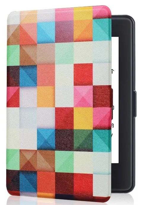 Armori Trimer T144, pouzdro pro Amazon Kindle 8 (2016) - magnetické zavírání, AutoSleep, motiv Square