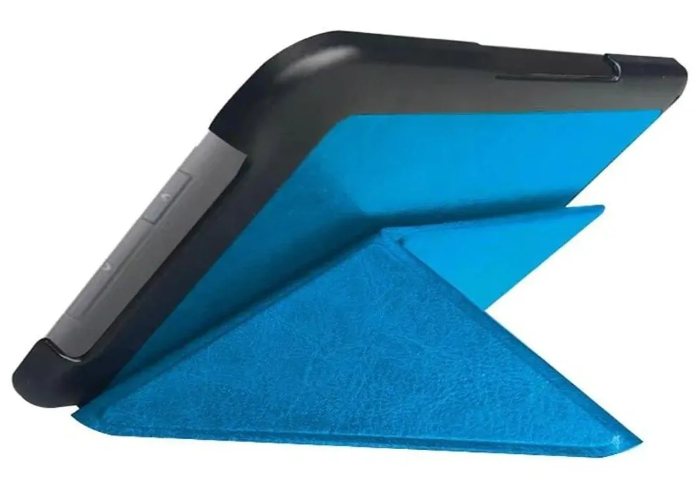 ARMORI STANDER S165, pouzdro se stojánkem Origami pro Amazon Kindle 3 Keyboard - světle modré