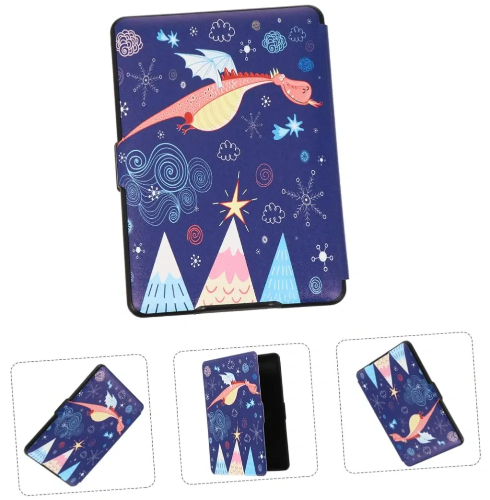 Armori Trimer T181, pouzdro pro Pocketbook 616/617/618/627/628/632/633 - magnetické zavírání, AutoSleep, motiv Dragon