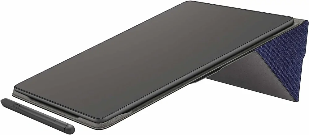 Originální pouzdro Amazon Kindle Scribe - KSFADB, PU kůže, stojánek, tmavě modré