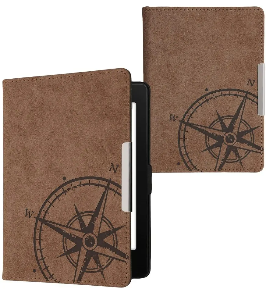 Pouzdro KW Mobile - Navigational Compass - KW5492401 - pro Amazon Kindle Paperwhite 4 (2018) - hnědé