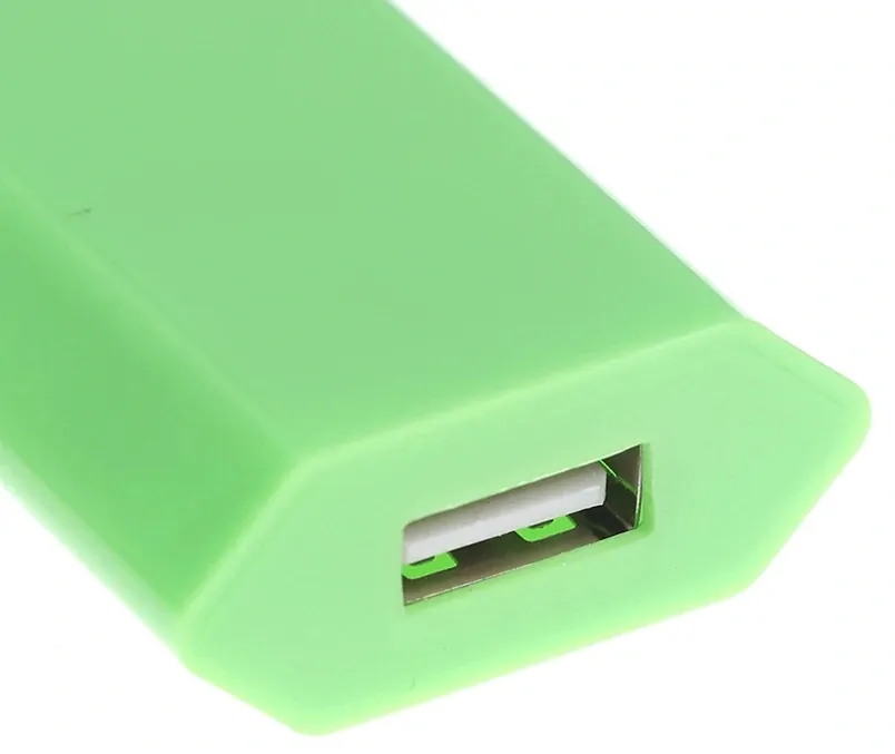 USB síťový adaptér - AR-1002 - Univerzální nabíječka, 5V/1A - zelená
