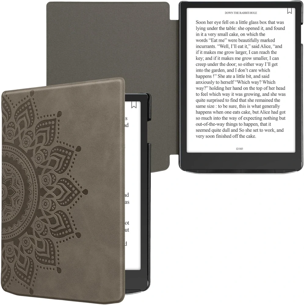 Pouzdro KW Mobile - Rising Sun - 23SA002C - pro Pocketbook 743G InkPad 4 / 743K3 Color 3 / 743C Color 2 - šedé