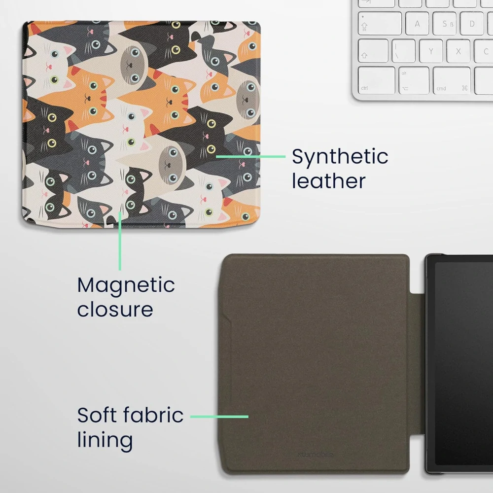 Pouzdro KW Mobile - Cats - 23RT006C - pro Pocketbook 700 Era / 700 Era Color - vícebarevné