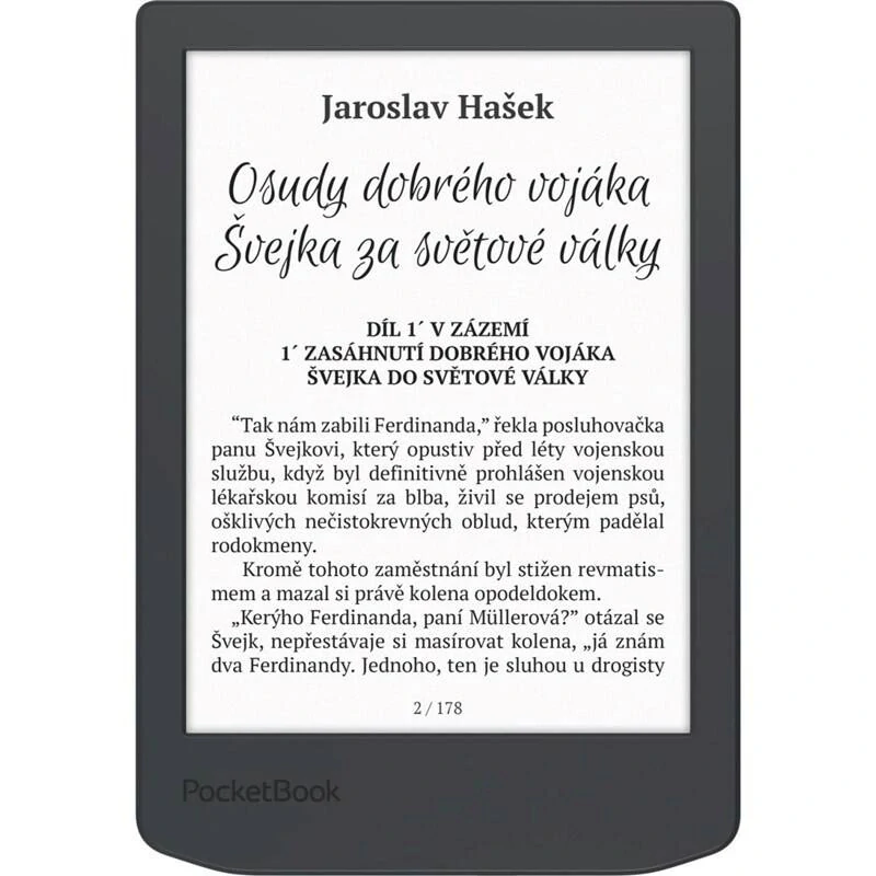 PocketBook 619 Verse Light - 8GB, WiFi, černý