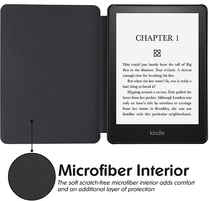 Pouzdro Durable Lock KPW-03 pro Amazon Kindle Paperwhite 5 (2021) - červené
