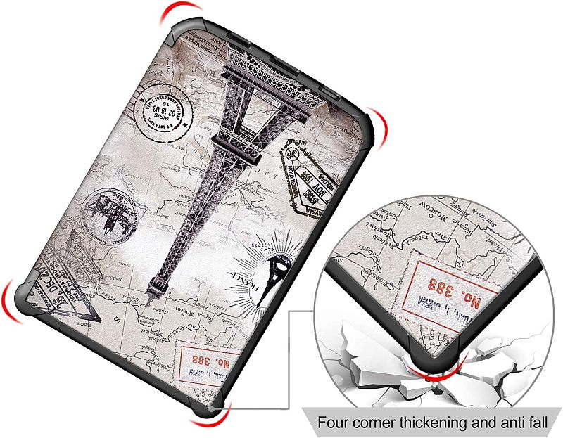 Pouzdro Durable Lock PB-02 pro Pocketbook 616 / 617 / 618 / 627 / 628 / 632 / 633 - motiv Paris