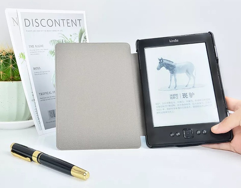 Pouzdro Durable Lock K45-07 pro Amazon Kindle 4/5 - růžové