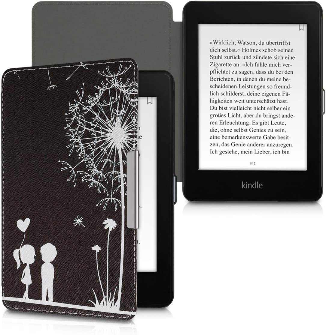 Pouzdro KW Mobile - Dandelion Love - KW4664408 - pro Amazon Kindle Paperwhite 4 (2018) - černé