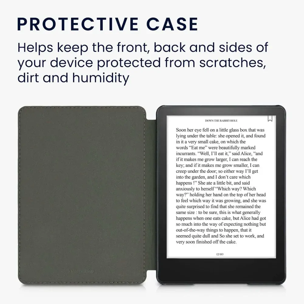 Pouzdro KW Mobile - Brushed Heart - KW5625702 - pro Amazon Kindle Paperwhite 5 (2021) - tmavě červené