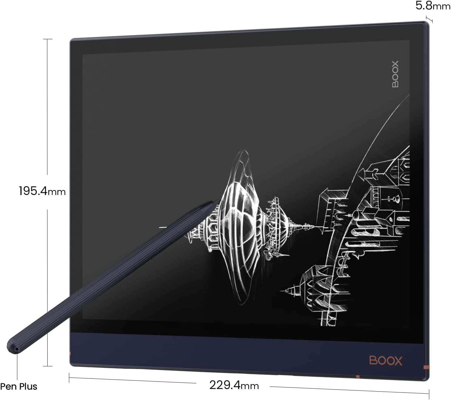 Onyx Boox Note Air 2 - 10,3" displej, 64 GB, WiFi, BT, audio, android 11, tmavě modrý