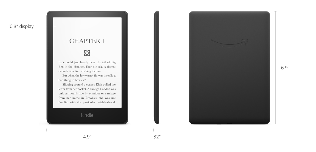 Amazon Kindle Paperwhite 5 (2021) - bez reklam, 8GB - černý