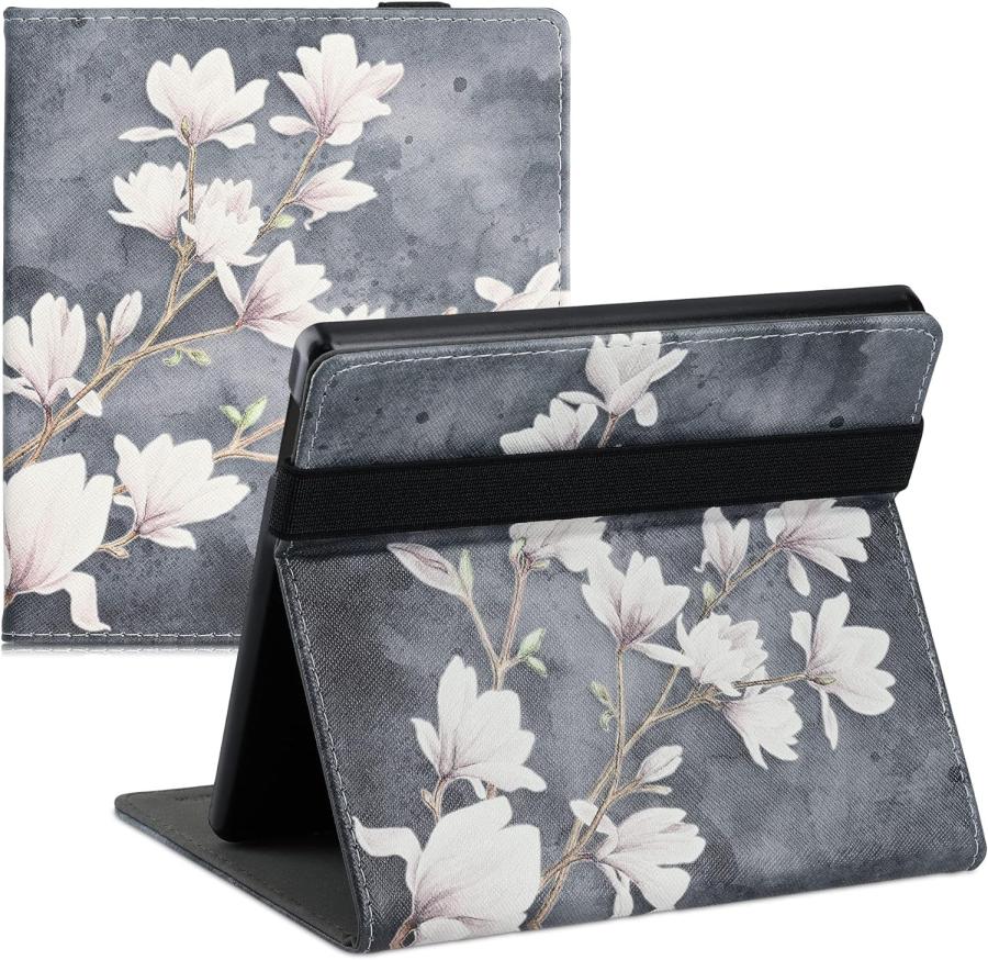 Pouzdro KW Mobile - Magnolias - KW4941803 - pro Amazon Kindle Oasis 2/3 - vícebarevné