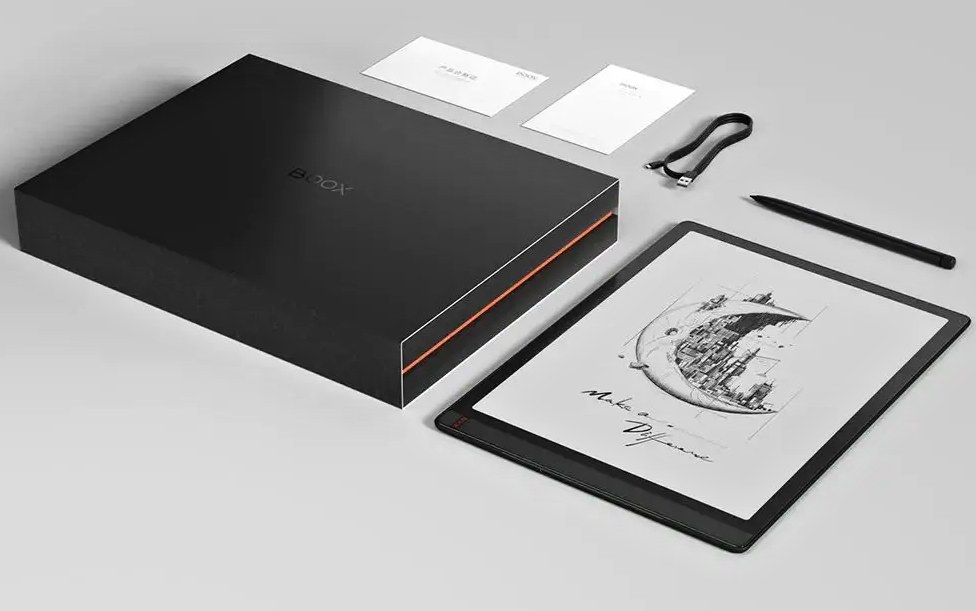 ONYX BOOX TAB X, 13,3", 128 GB, podsvícená, Bluetooth, Android 11, E-ink displej, WiFi - černý