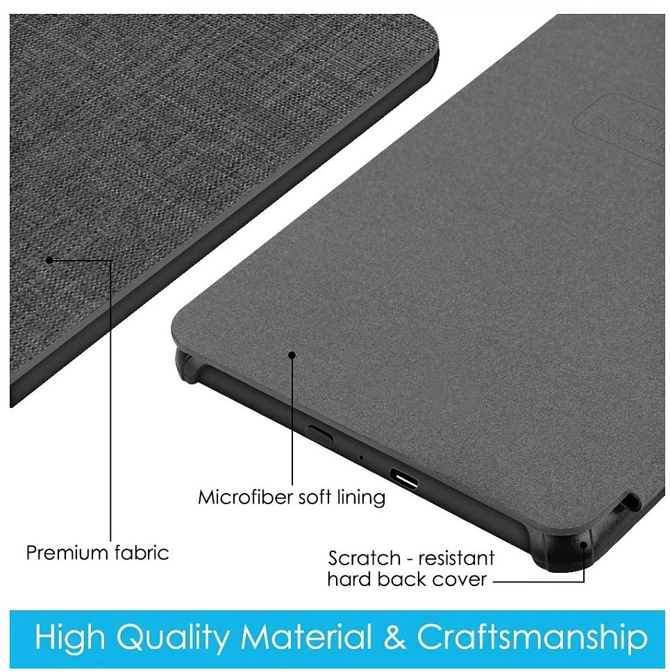 Durable Lock Fabric F-1241 - pro Amazon Kindle Voyage - černé