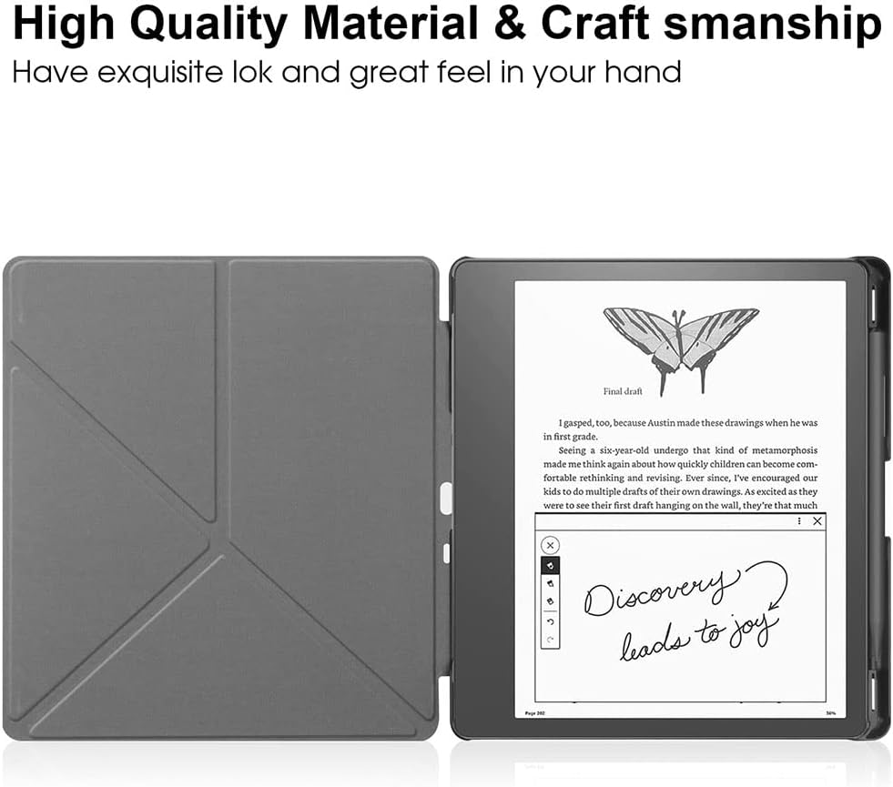 Pouzdro Durable Lock Origami DL-205 na Amazon Kindle Scribe - hnědé