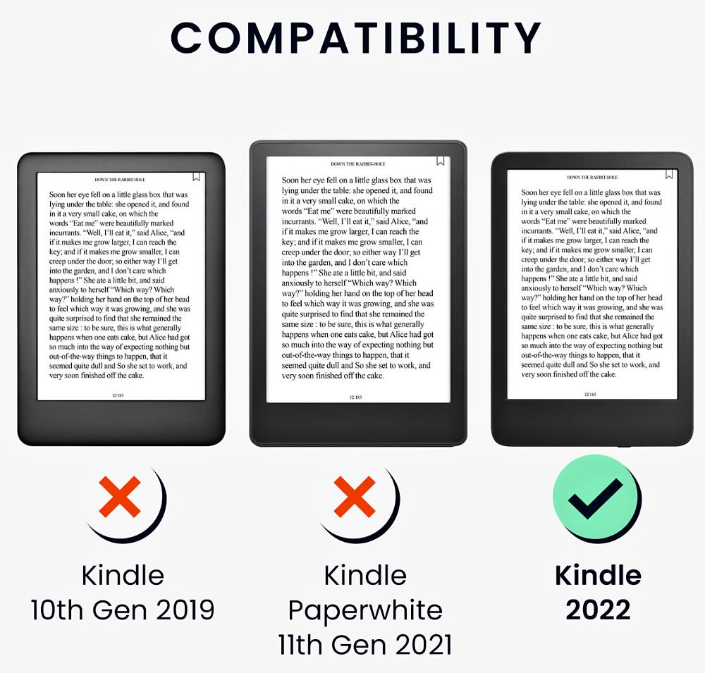 Pouzdro KW Mobile Felt Fabric Grey - KW5999519 - pro Amazon Kindle 2022 - šedé