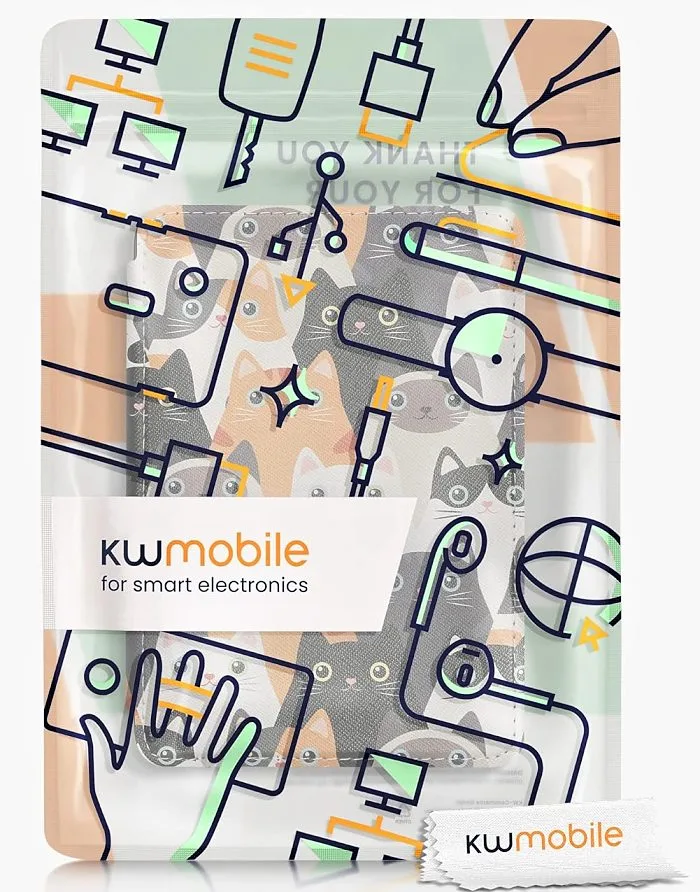 Pouzdro KW Mobile - Cats - KW5998912 - pro Amazon Kindle 2022 - vícebarevné