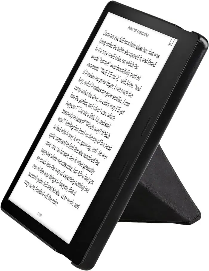 Pouzdro KW Mobile - Origami Nubuk Stand - KW6006901 - pro Amazon Kindle Oasis 2 / 3 - černé