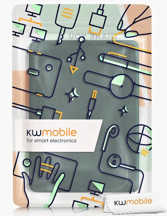 Pouzdro KW Mobile Felt Fabric - KW5625978 - pro Amazon Kindle Paperwhite 5 (2021) - zelené