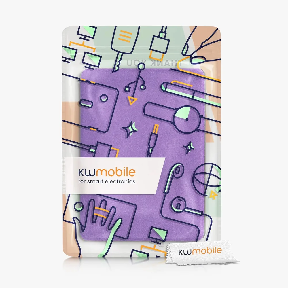 Pouzdro KW Mobile Felt Fabric - KW5625938 - pro Amazon Kindle Paperwhite 5 (2021) - fialové