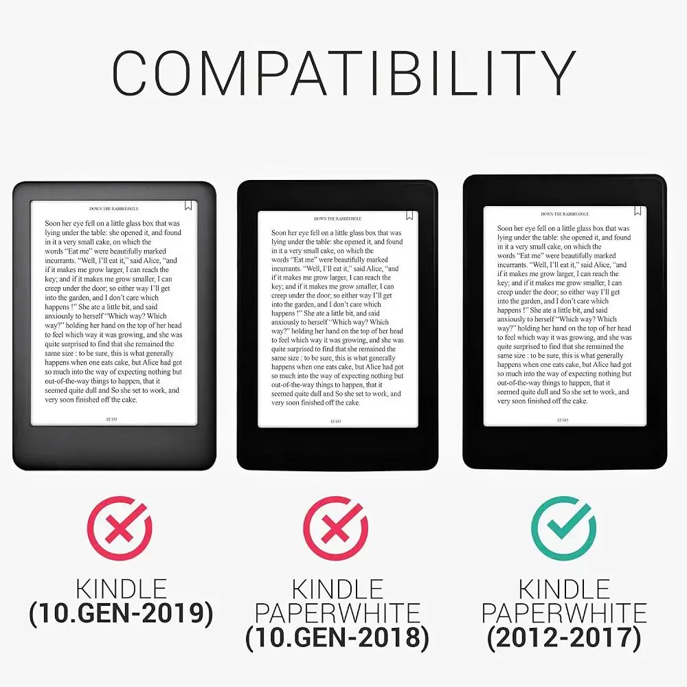 Pouzdro KW Mobile - Nylon Book - KW4948701 - pro Amazon Kindle Paperwhite 1/2/3 - černé