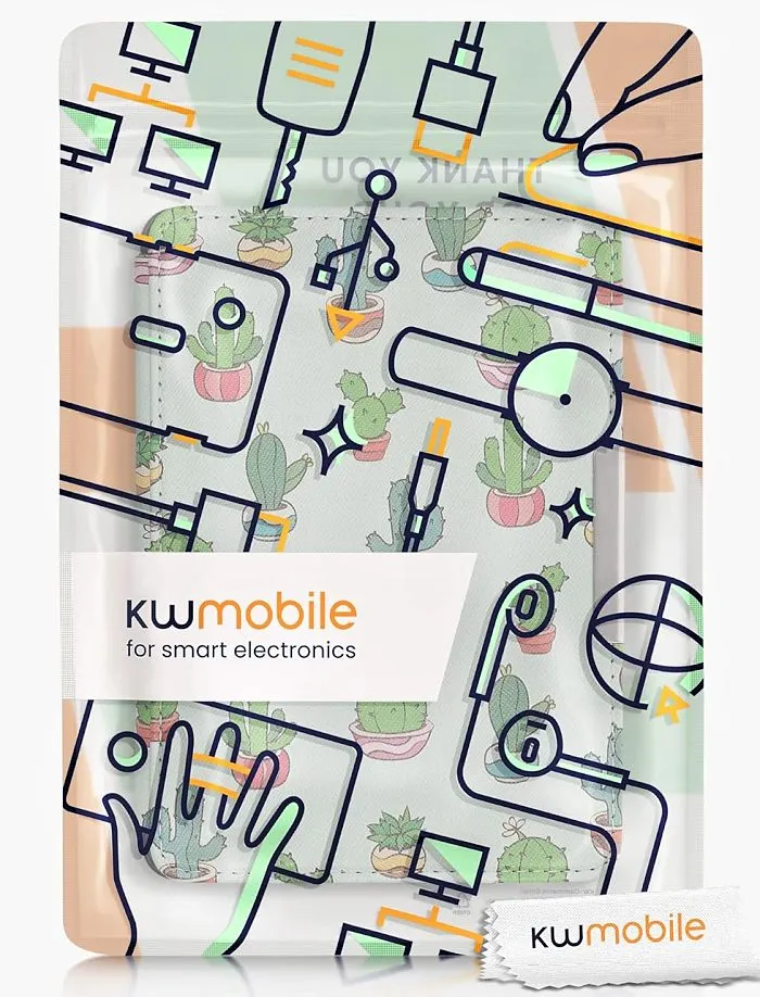 Pouzdro KW Mobile - Cactus - KW2313651 - pro Amazon Kindle Paperwhite 1/2/3 - vícebarevné