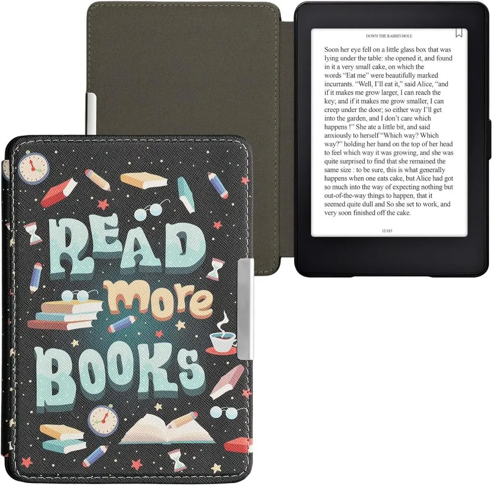 Pouzdro KW Mobile - Read More Books - KW2582456 - pro Amazon Kindle Paperwhite 1/2/3 - vícebarevné