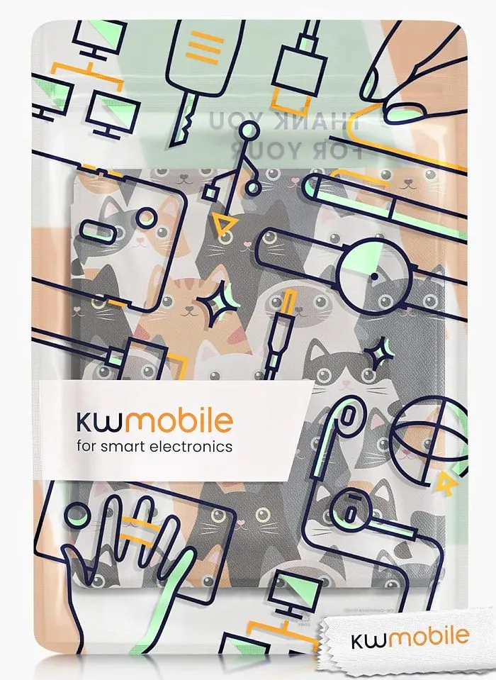 Pouzdro KW Mobile - Cats - KW4941740 - pro Amazon Kindle Oasis 2 / 3 - vícebarevné