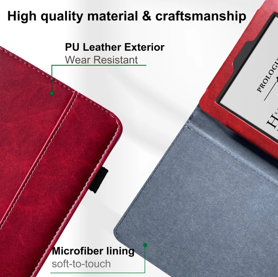 Armori Cutter C089 - univerzální pouzdro pro čtečky Amazon Kindle - Red/Red - červené