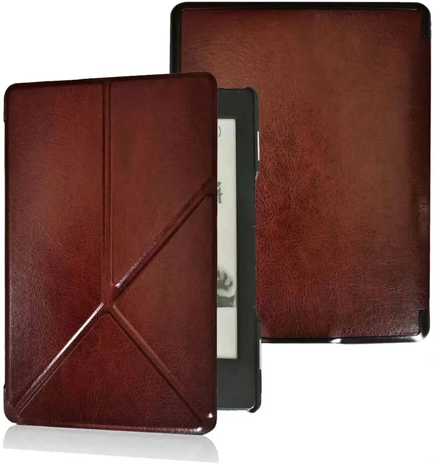 ARMORI STANDER S101, pouzdro se stojánkem Origami pro Amazon Kindle 4/5 - hnědé