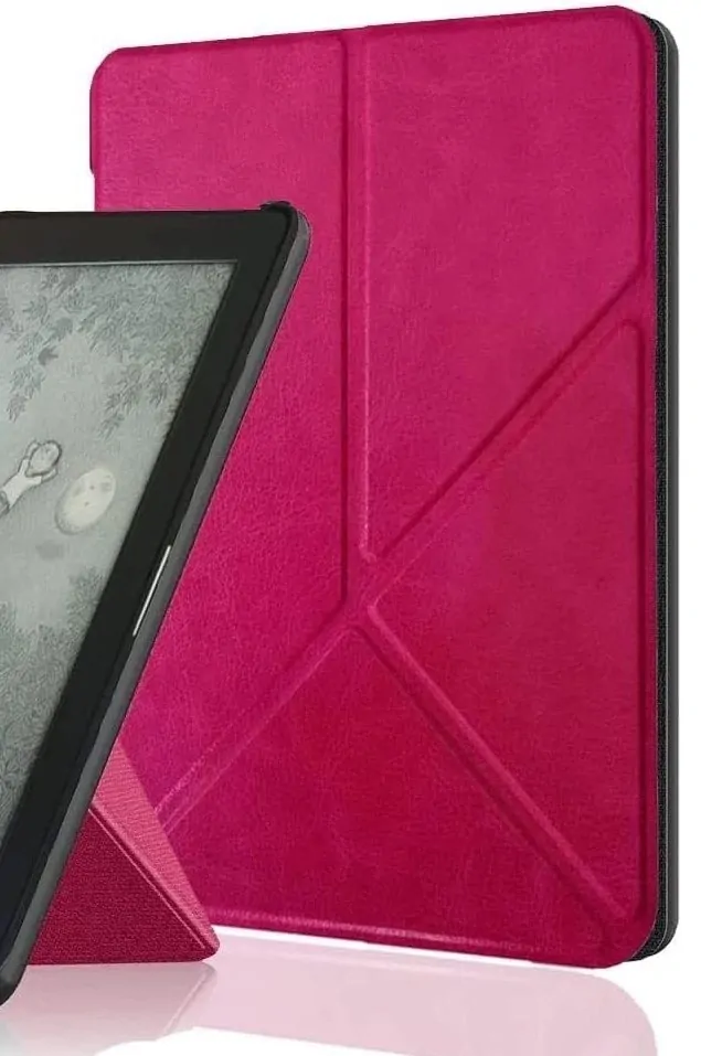 ARMORI STANDER S103, pouzdro se stojánkem Origami pro Amazon Kindle 4/5 - tmavě růžové