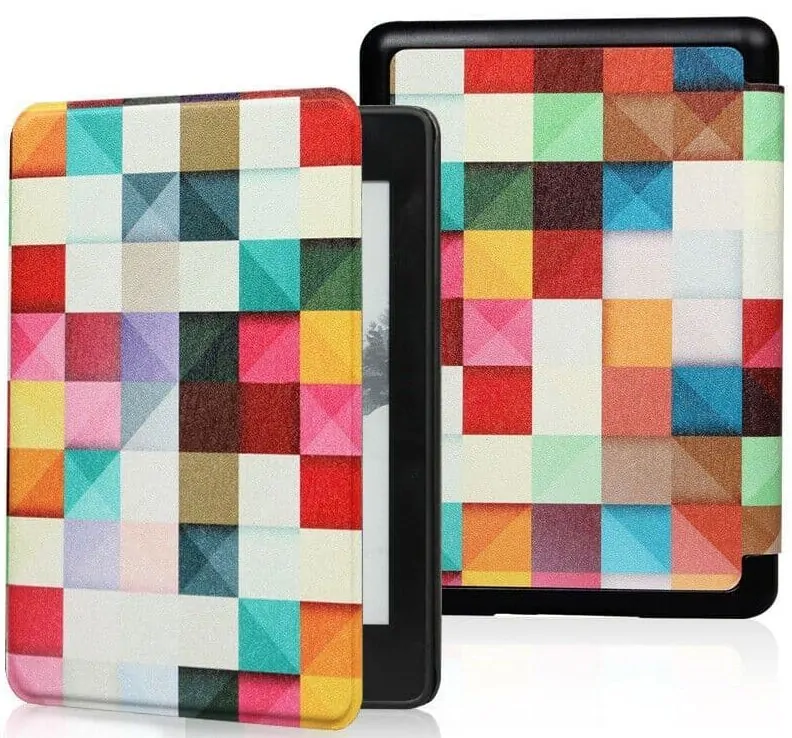 Armori Trimer T144, pouzdro pro Amazon Kindle 8 (2016) - magnetické zavírání, AutoSleep, motiv Square