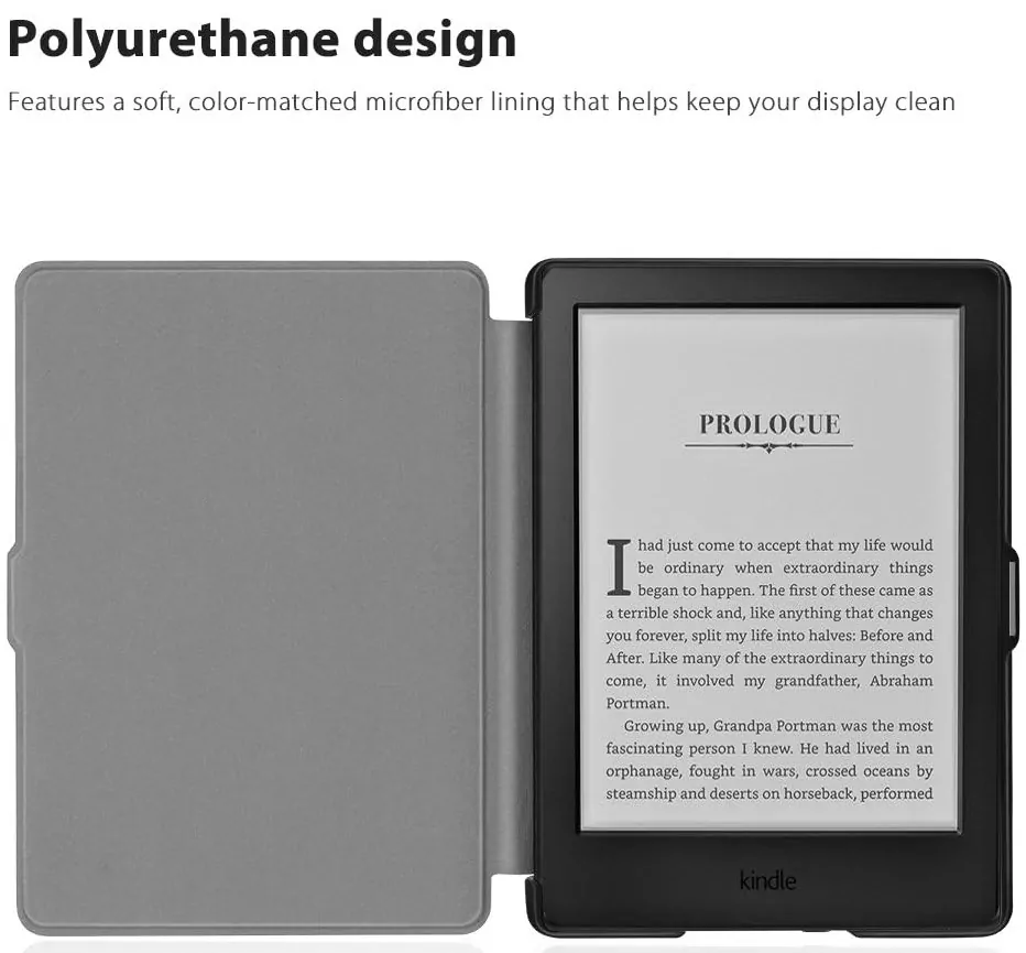 Armori Trimer T146, pouzdro pro Amazon Kindle 8 (2016) - magnetické zavírání, AutoSleep, motiv Magnolia