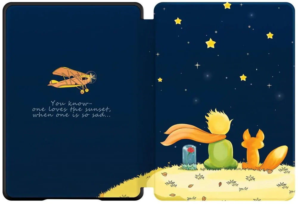 Armori Trimer T162, pouzdro pro Amazon Kindle Oasis 2/3 - magnetické zavírání, AutoSleep, motiv Little Prince