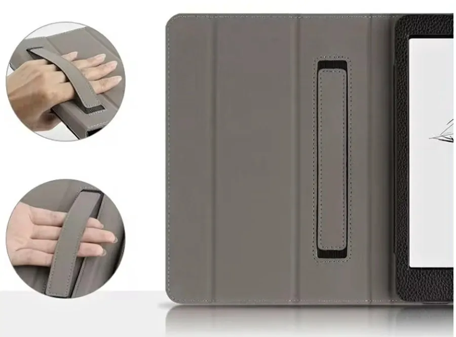 Armori Locker L212 - Pouzdro pro Onyx Boox Nova (1 / 2 / 3 / Pro / Color / Air / Air 2 / Air C) (7,8") - černé, magnet, stojánek, AutoSleep