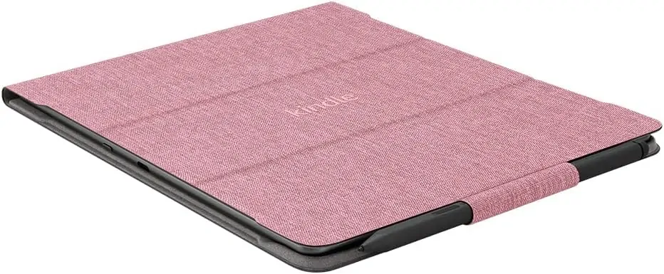 Originální pouzdro Amazon Kindle Scribe - KSFALP, PU kůže, stojánek, světle růžové