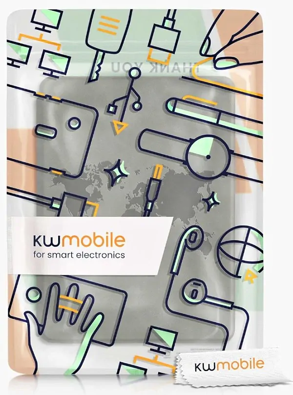 Pouzdro KW Mobile - Travel Outline II - KW5625704 - pro Amazon Kindle Paperwhite 5 (2021) - šedé