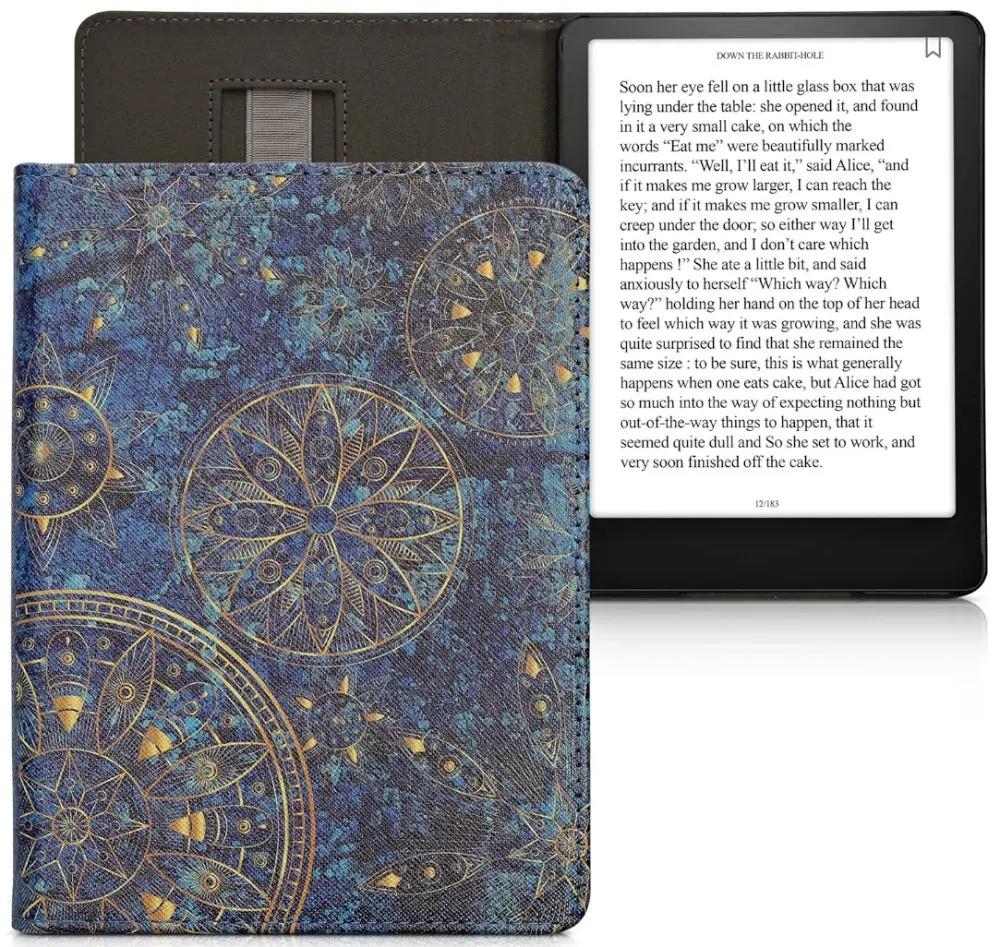 Pouzdro KW Mobile - Golden Mandalas - KW5781018 - pro Amazon Kindle Paperwhite 5 (2021) - vícebarevné, kapsa na ruku