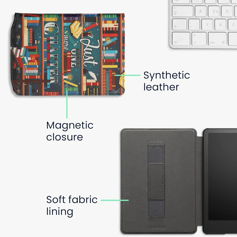 Pouzdro KW Mobile - Library Motto - 23SE001C - pro Pocketbook 629 Verse / 634 Verse Pro / Color - vícebarevné