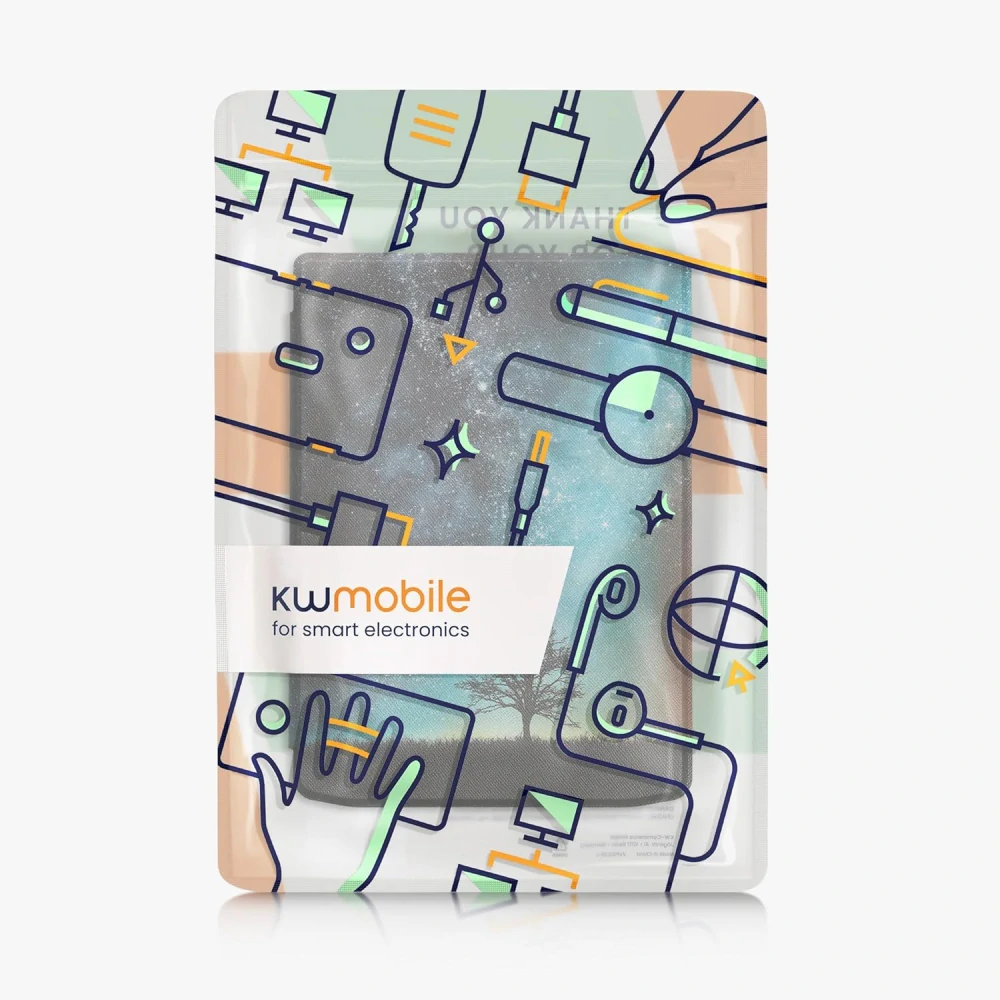 Pouzdro KW Mobile - Cosmic Nature - 23RS006C - pro Pocketbook 743G InkPad 4 / 743K3 Color 3 / 743C Color 2 - vícebarevné