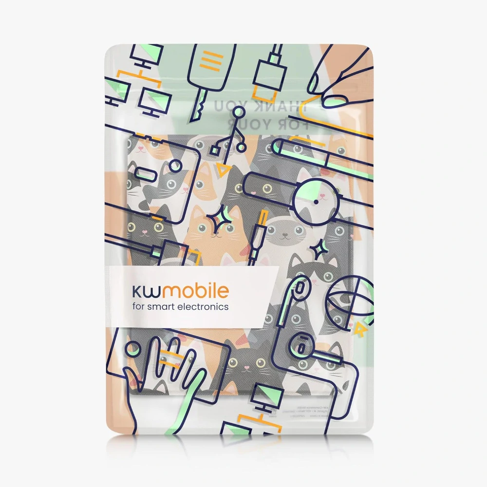 Pouzdro KW Mobile - Cats - 23RT006C - pro Pocketbook 700 Era / 700 Era Color - vícebarevné
