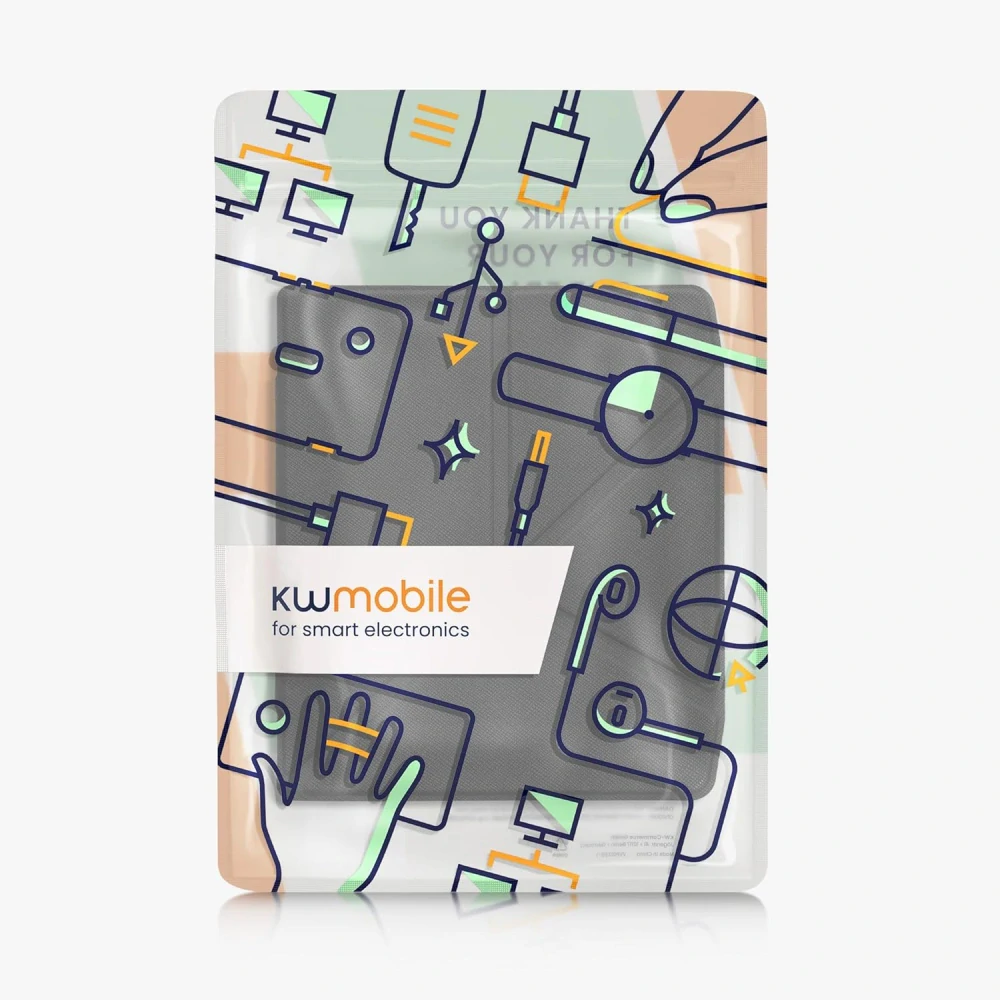 Pouzdro KW Mobile - Origami Black - 23RV001C - pro Pocketbook 700 Era / 700 Era Color - černé