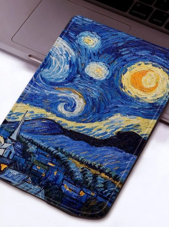 ARMORI TRIMER T032 - pouzdro pro Pocketbook 631 Touch HD - motiv Gogh